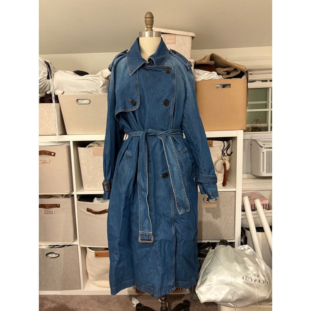 Coach Denim Trench NWT